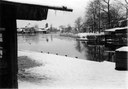 Overzicht zonder waterkering, genomen vanaf de Oude Smidse.   Datum opname: 1959