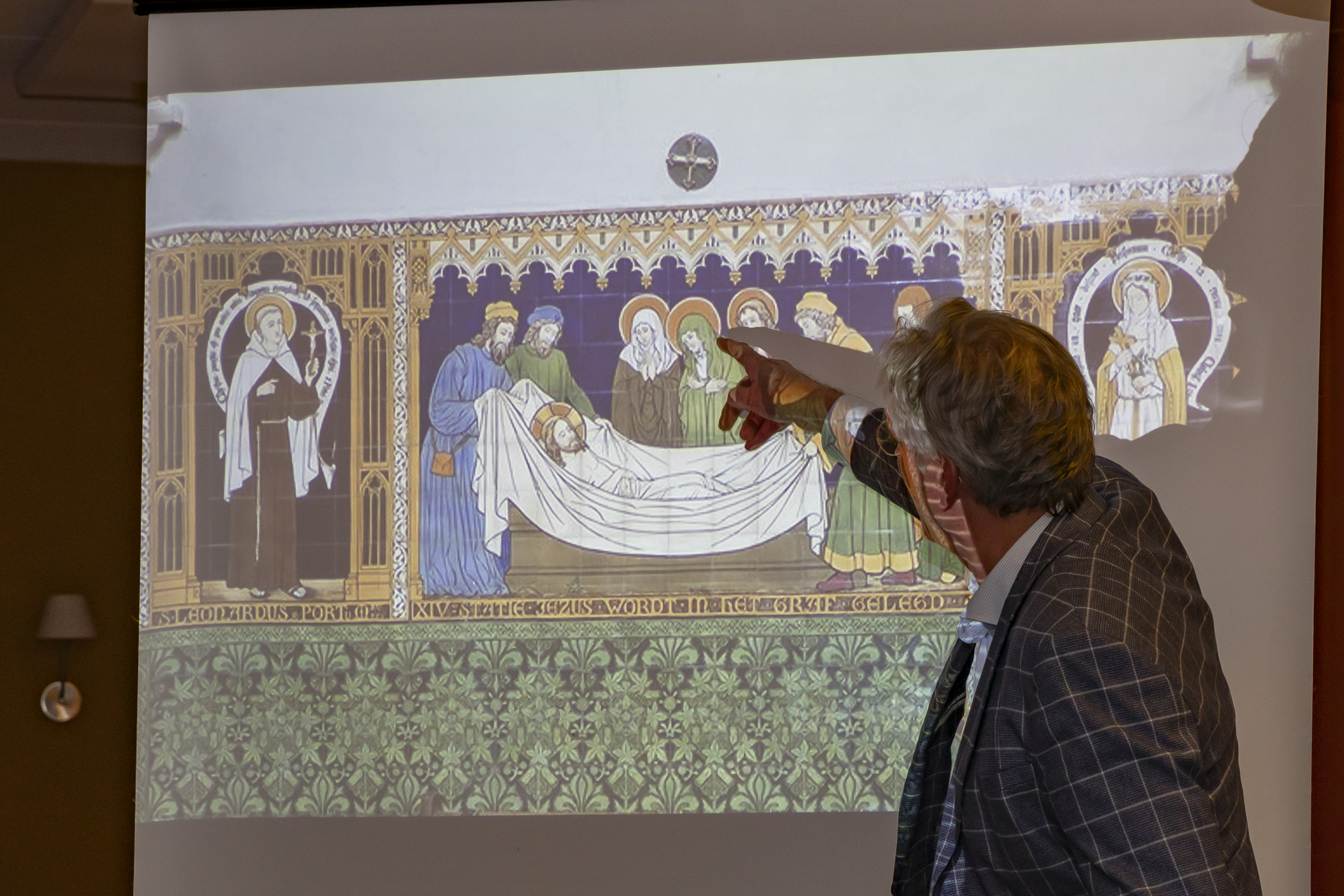 Tegeltableau St. Urbanuskerk Ouderkerk aan de Amstel